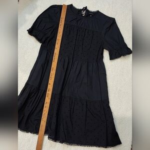 Who What Wear Black Midi Dress